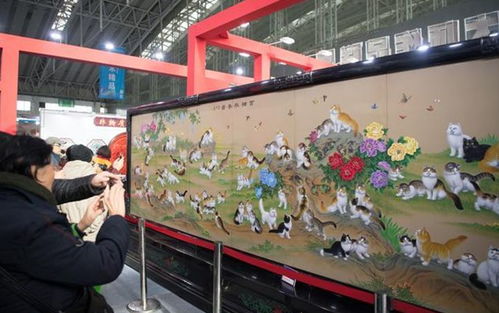 对 画 文博会 带你打卡水墨画油画麦秸画鱼皮画树皮画漆画